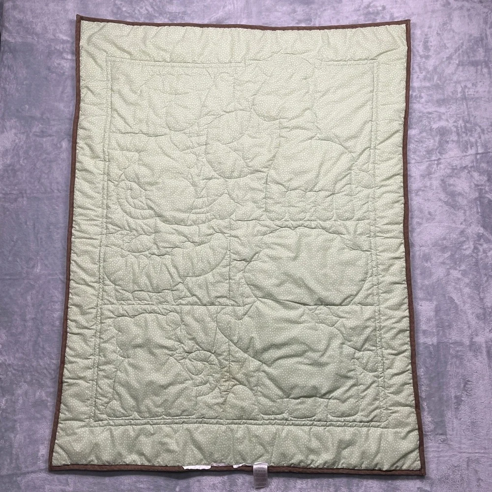 Cuddletime Jungle Safari Baby Quilt Kids Multicolor Applique 22300RC 40x31